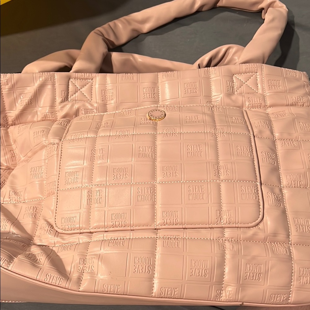 Steve Madden Pink Quilted Women's Bag